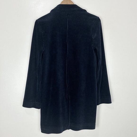 Madewell Jacket Womens XS Blue Texture & Thread Velour Corduroy Blazer - Picture 10 of 13